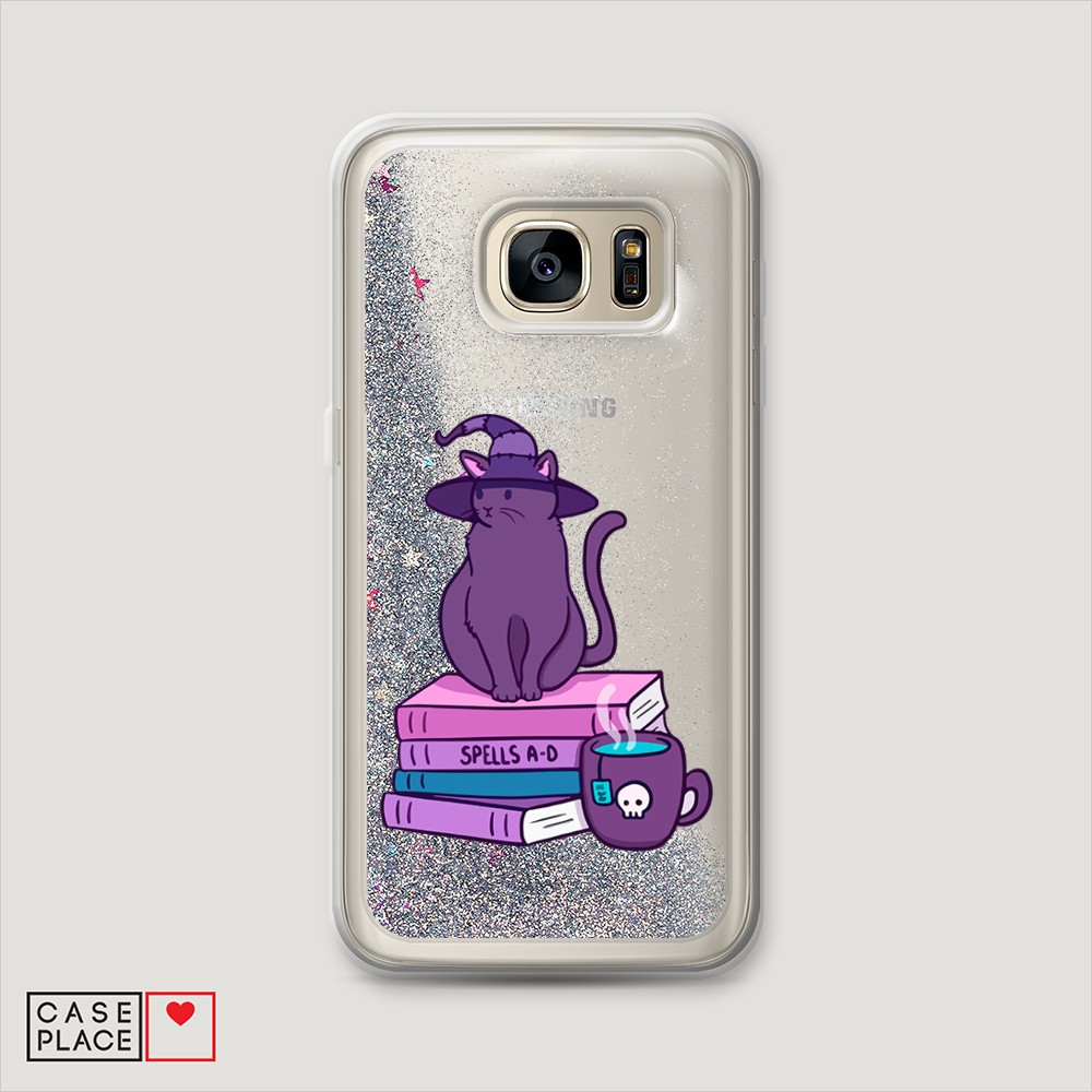 

Чехол Awog на Samsung Galaxy S6 Edge "Magic Cat", Разноцветный, 24491-1