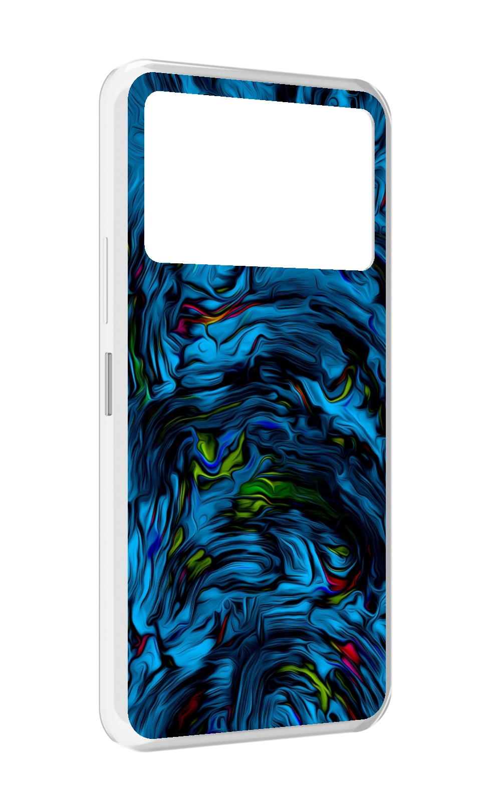 

Чехол MyPads голубая краска в темноте для Infinix NOTE 12 VIP (X672), Прозрачный, Tocco