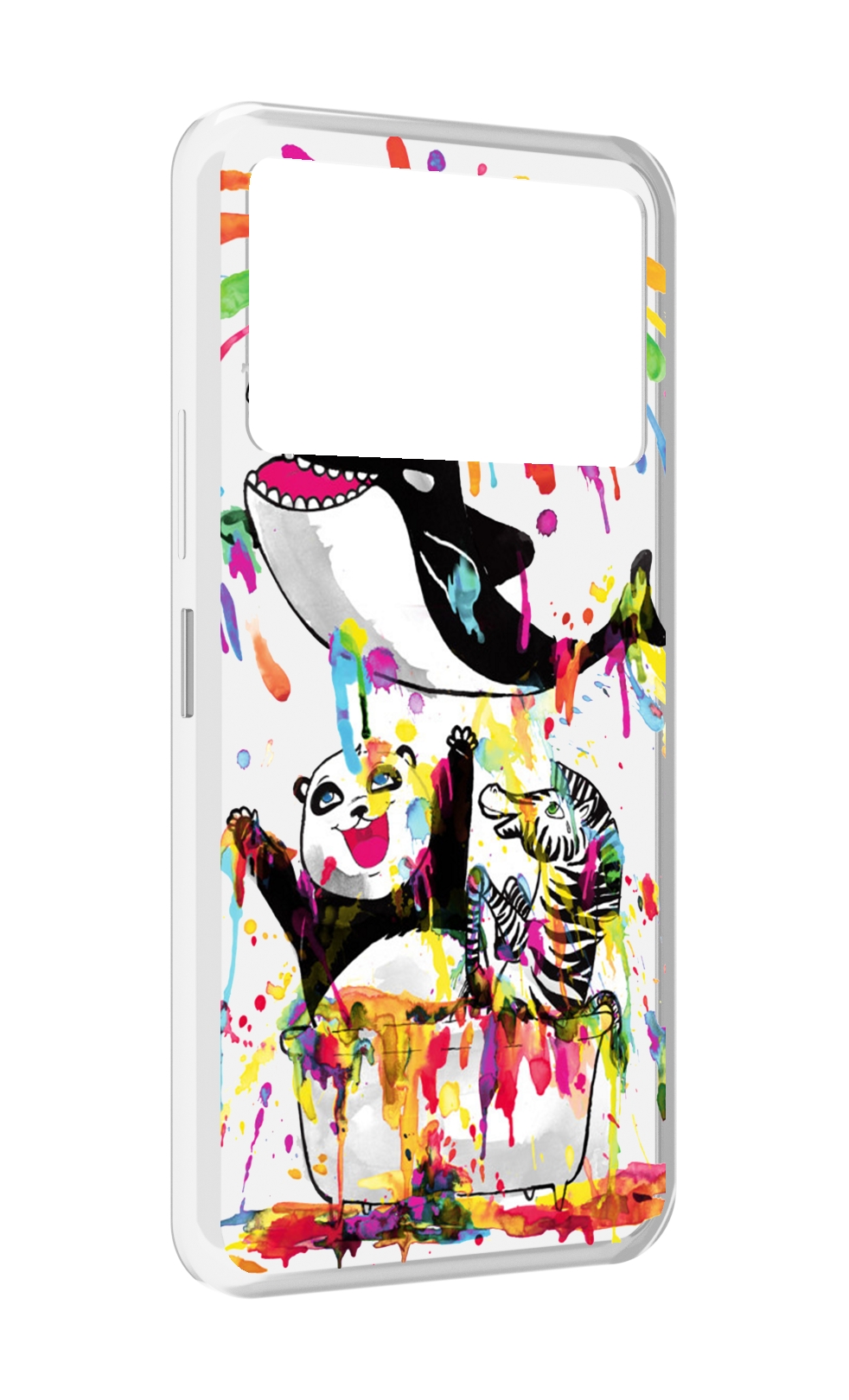 

Чехол MyPads Хиппи кит для Infinix NOTE 12 VIP (X672), Прозрачный, Tocco