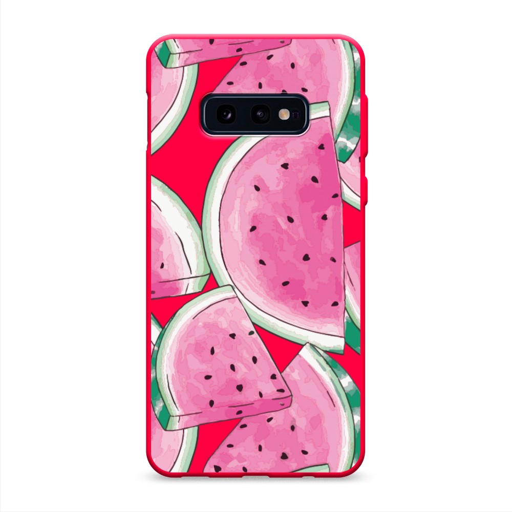 

Чехол Awog на Samsung Galaxy S10E "Акварельные арбузы", Разноцветный, 27253-1