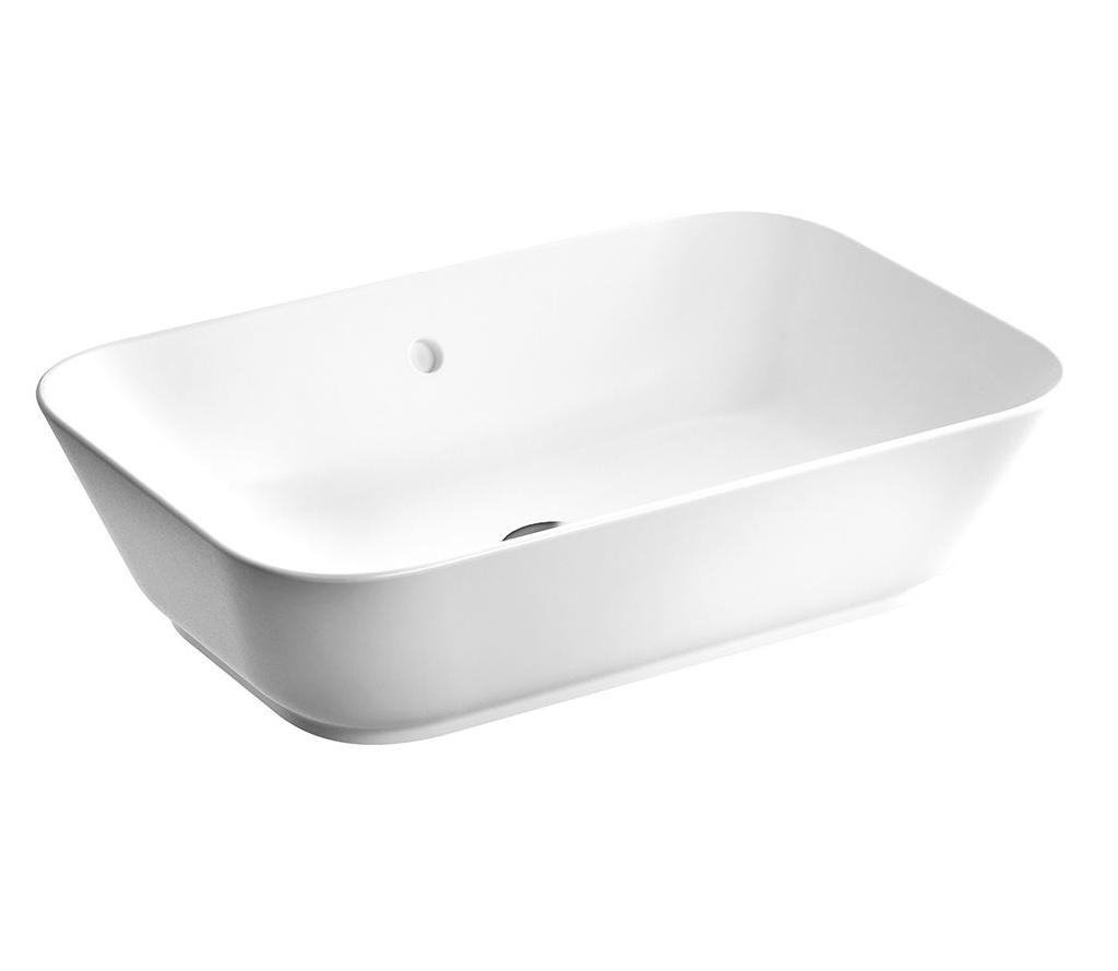 Раковина Vitra Geo (595х395х170) накладная, с переливом 7425B003-0012