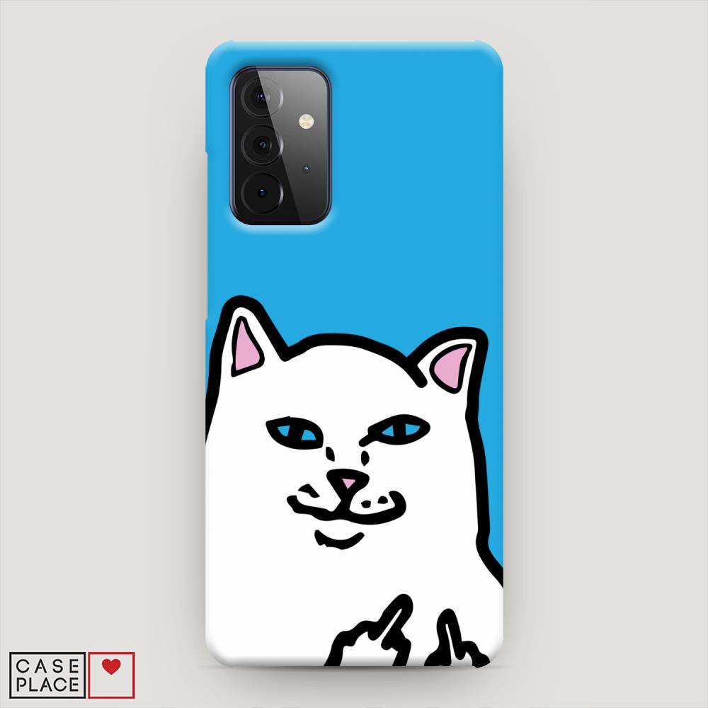 

Пластиковый чехол "Кот жесть" на Samsung Galaxy A72, 2101920-7
