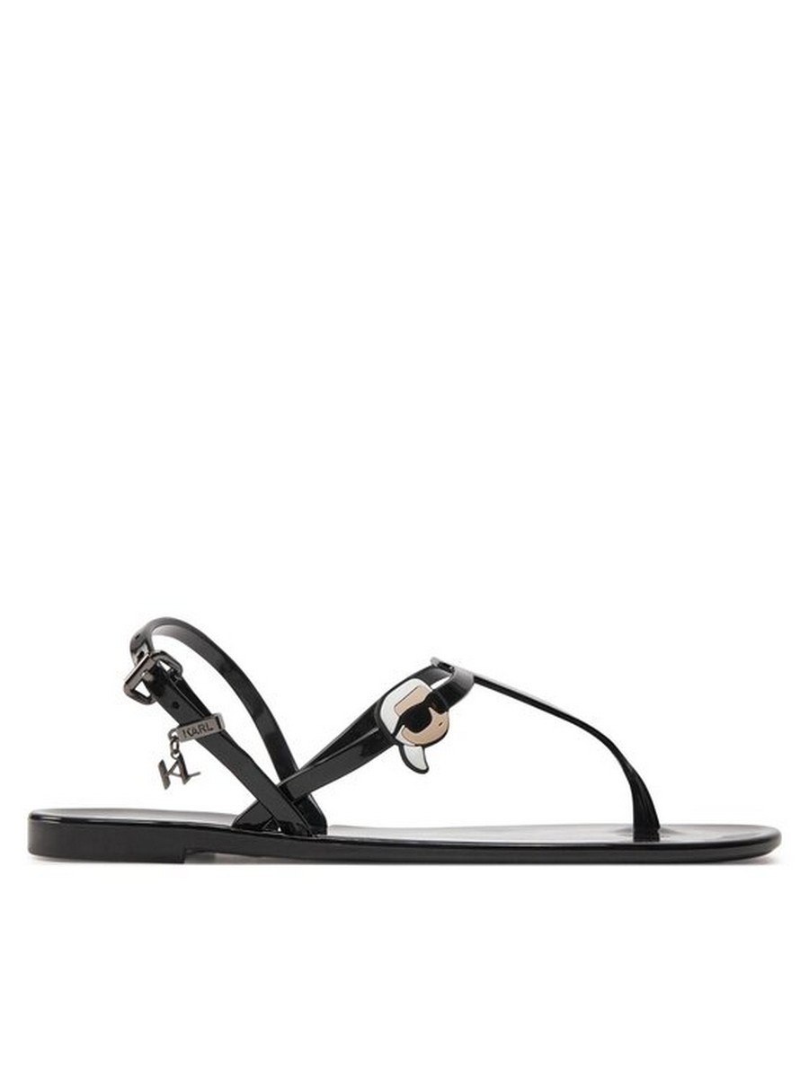 

Сандалии женские Karl Lagerfeld KL80002N черные 36 EU, Черный, KL80002N