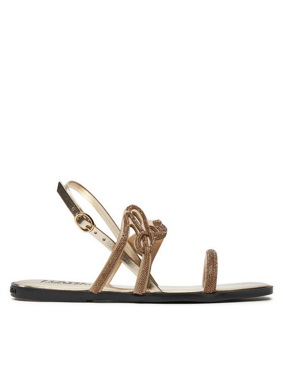 

Сандалии женские Karl Lagerfeld KL87425 золотистые 36 EU, Золотистый, KL87425