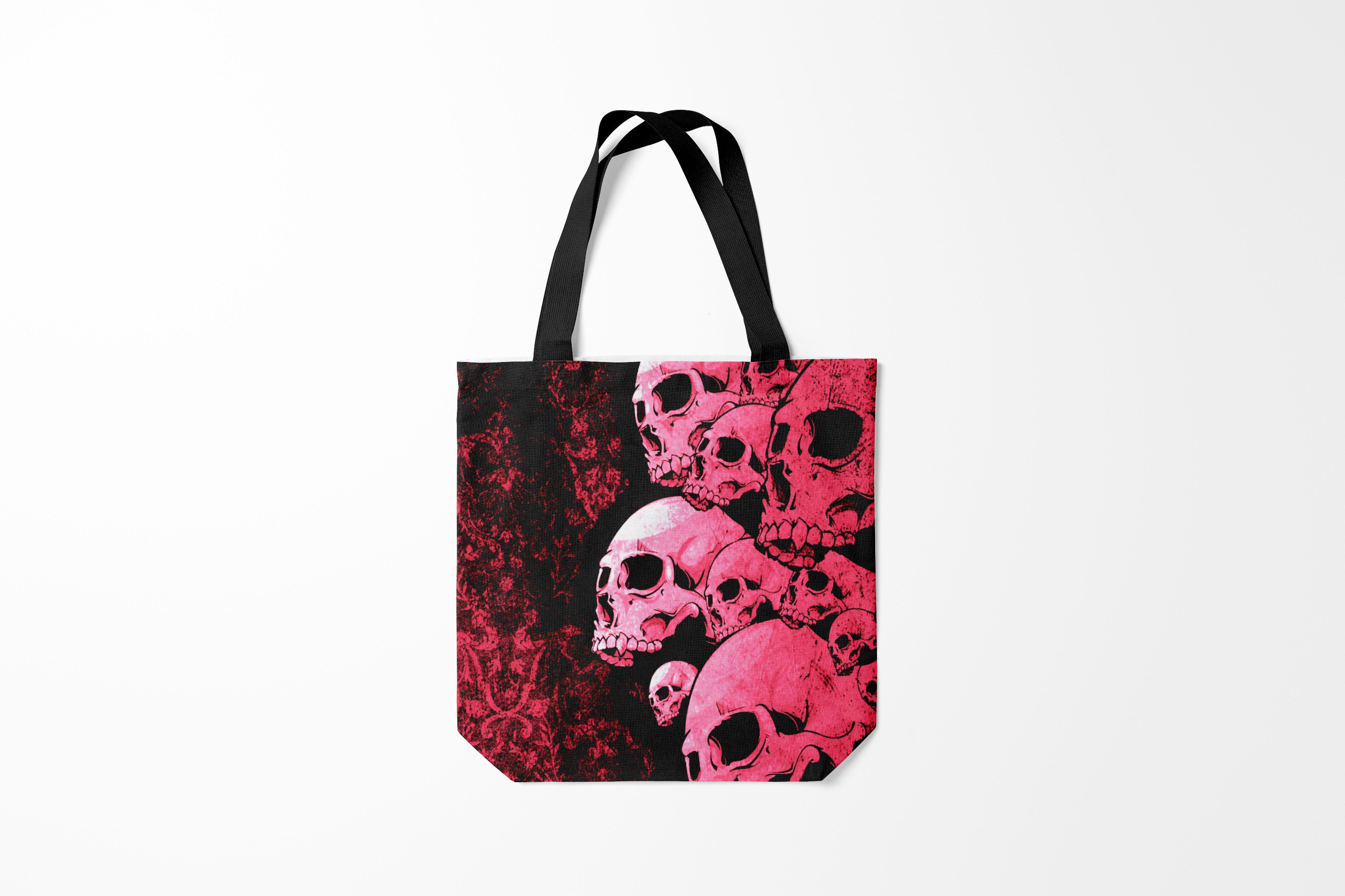 

Сумка шoппер унисекс Burnettie Черепа Girl and Death, серый, Черепа Girl and Death