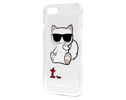 фото Чехол karl lagerfeld pc/tpu choupette apple hard clear для iphone 7/8/se 2020