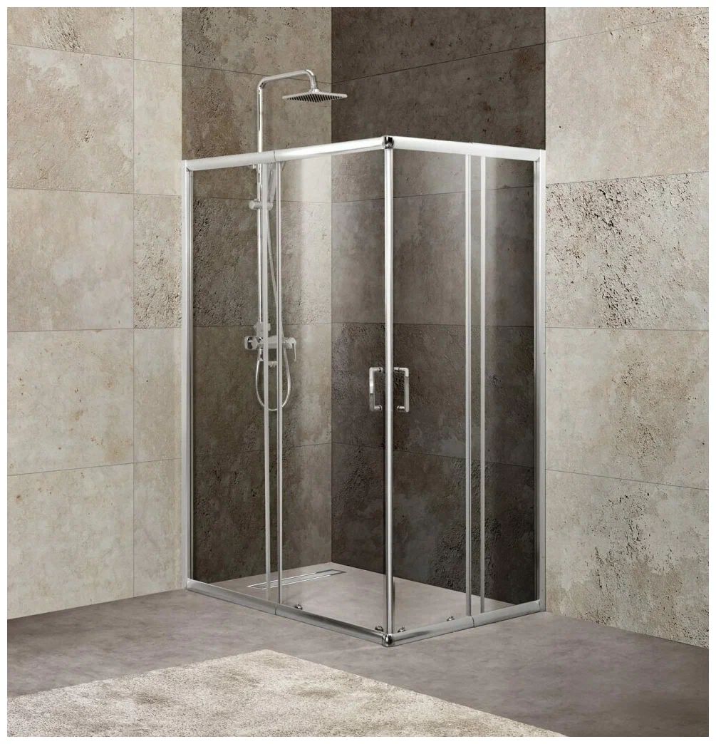 

Душевой уголок BELBAGNO UNIQUE-AH-2-100/115-75/90-P-Cr