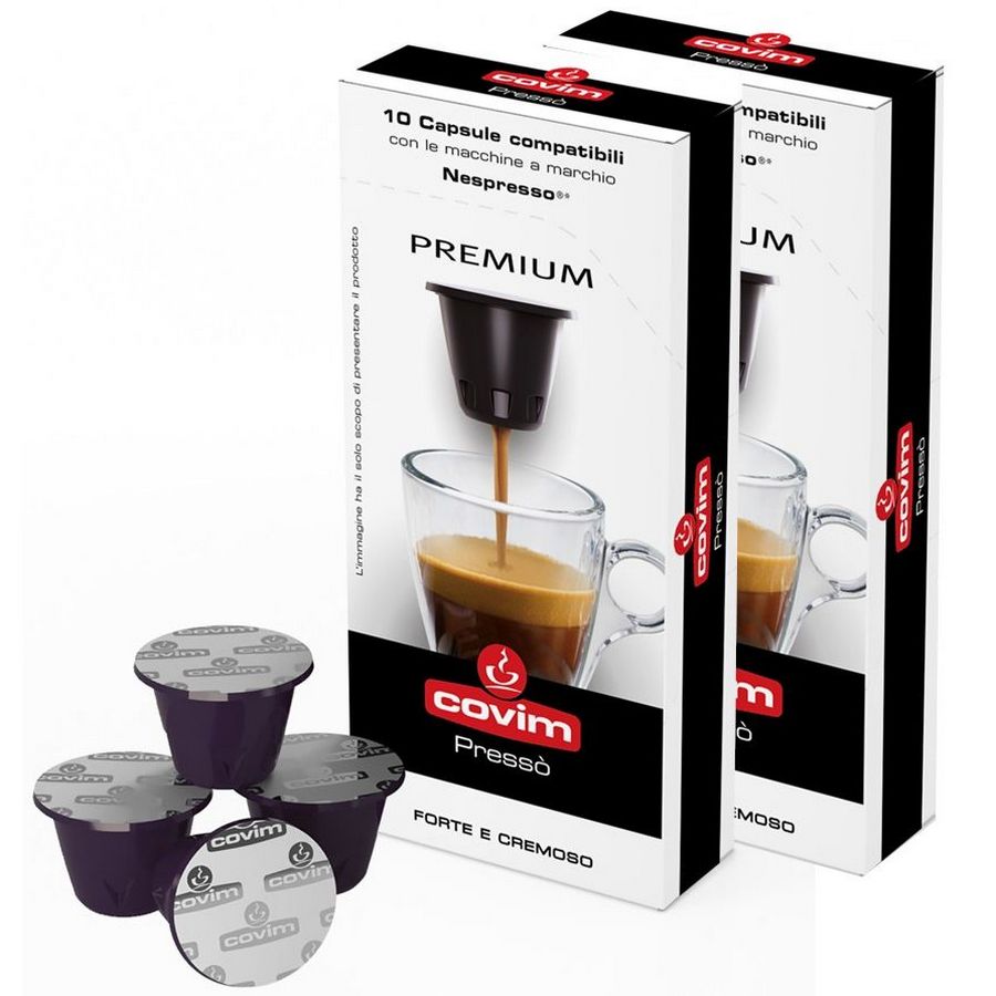 

Кофе в капсулах Covim "Premium", 2 уп х 10 шт