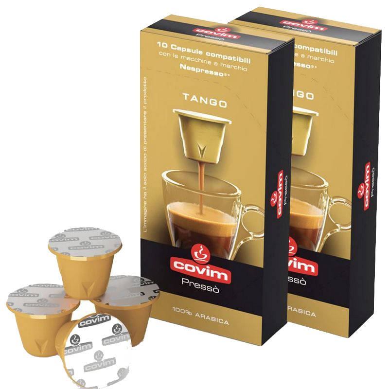 

Кофе в капсулах Covim "Tango", 2 уп х 10 шт