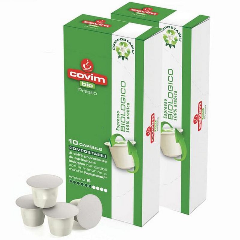 

Кофе в капсулах Covim "Bio", 2 уп х 10 шт