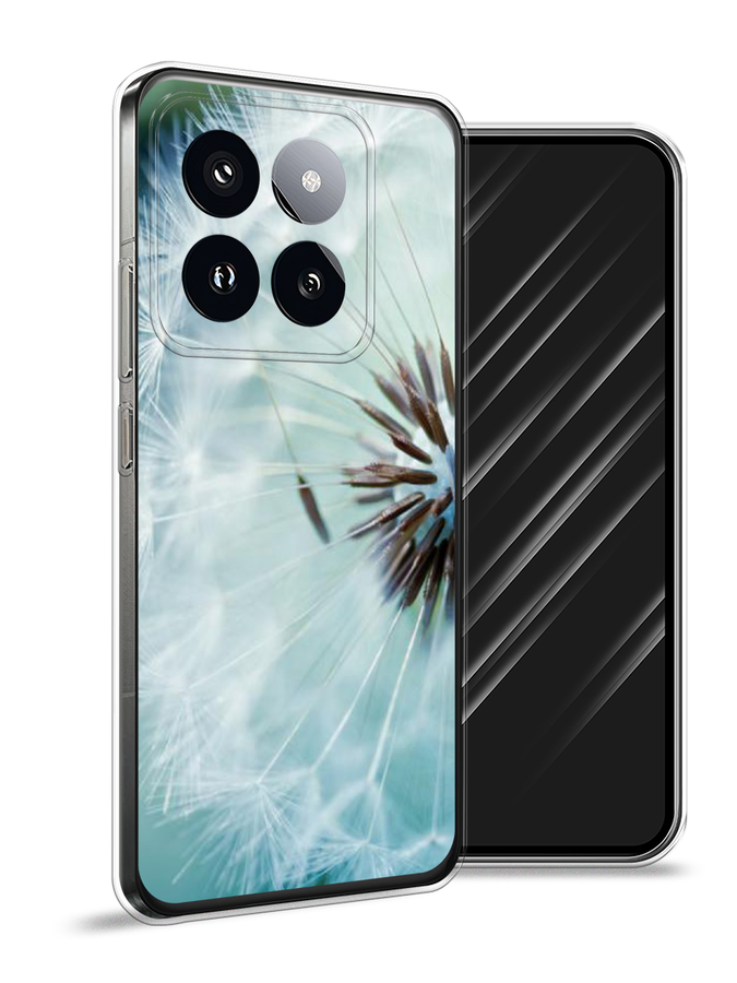 

Чехол Awog на Xiaomi 14 Pro "Пух одуванчика", Серебристый;серый, 320450-1