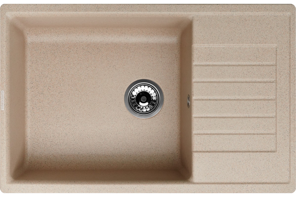 

Кухонные гранитные мойки Kuppersberg ROYS 1B1D BEIGE, Roys 1B1D