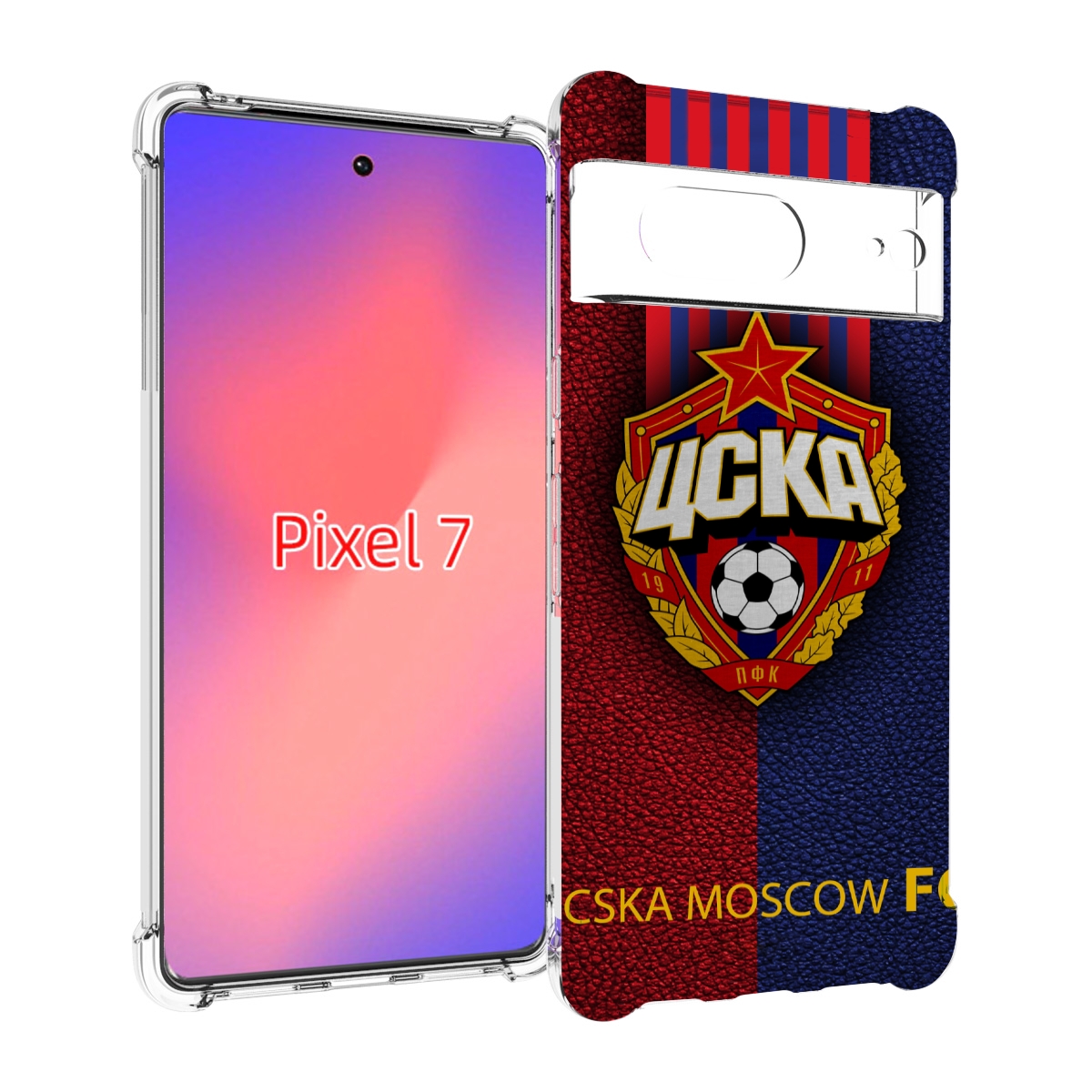 

Чехол Mypads Фк Цска Для Google Pixel 7, Прозрачный, Tocco