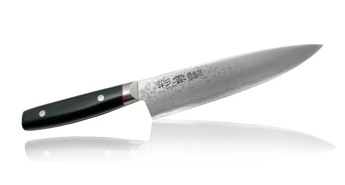 Кухонный Шеф Нож Kanetsugu 9005, лезвие 20 см, сталь VG10, Япония