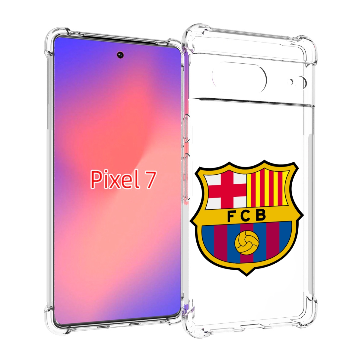 

Чехол Mypads Фк-Барселона-2 Для Google Pixel 7, Прозрачный, Tocco