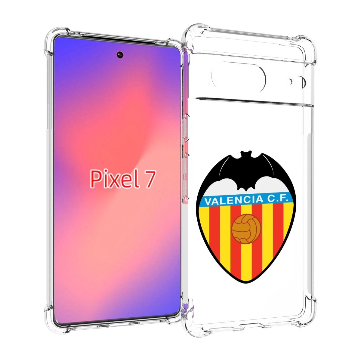

Чехол Mypads Фк-Валенсия-2 Для Google Pixel 7, Прозрачный, Tocco