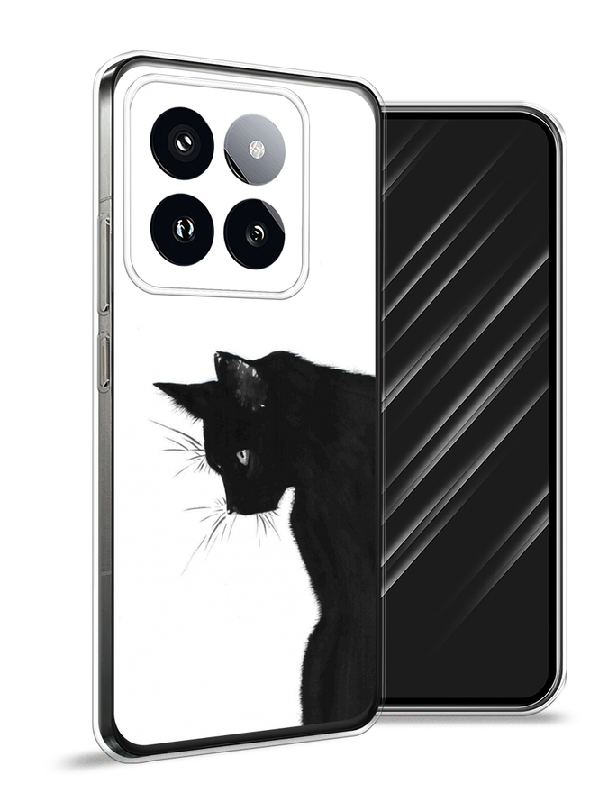 

Чехол Awog на Xiaomi 14 Pro "Black cat", Черный;белый, 320450-1