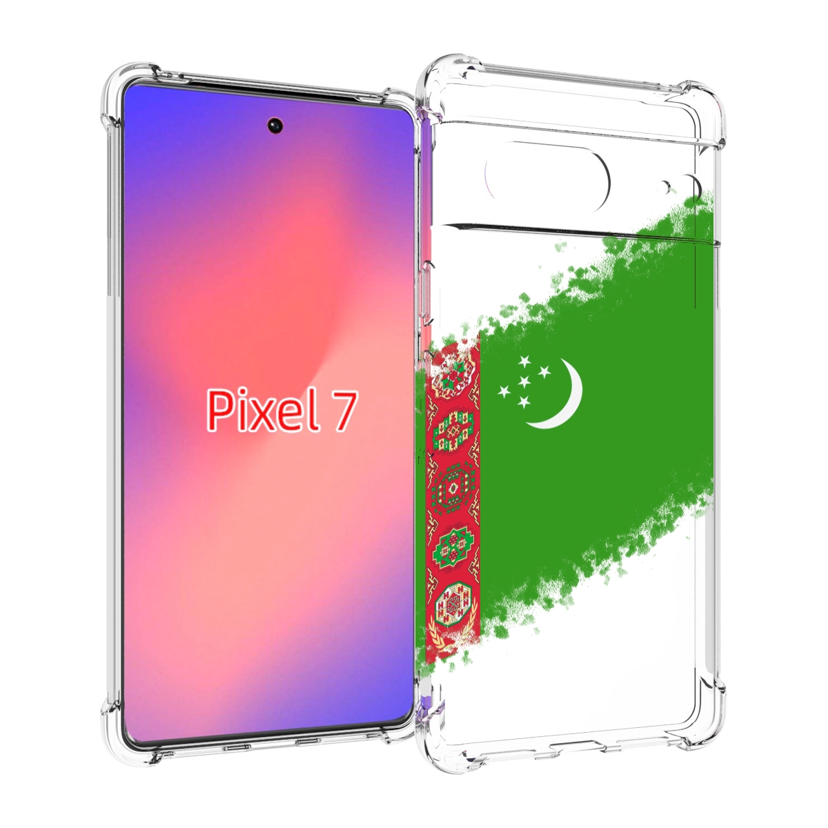 

Чехол Mypads Флаг Герб Туркменистан-1 Для Google Pixel 7, Прозрачный, Tocco