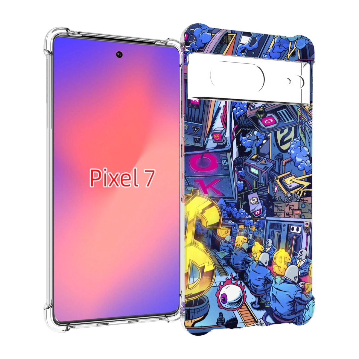 

Чехол Mypads Футуристичная Картинка Для Google Pixel 7, Прозрачный, Tocco