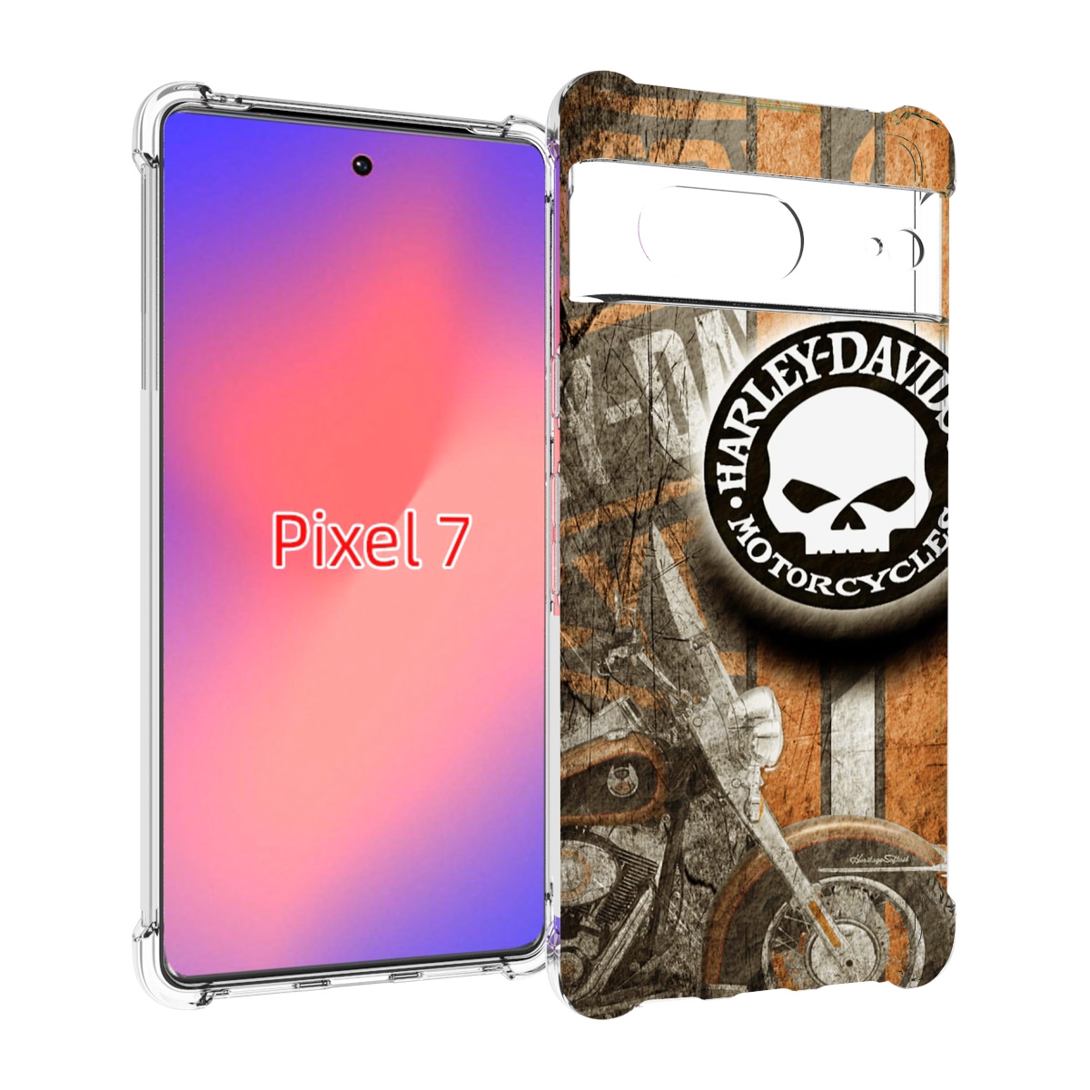

Чехол Mypads Харлеи Девидсон Для Google Pixel 7, Прозрачный, Tocco