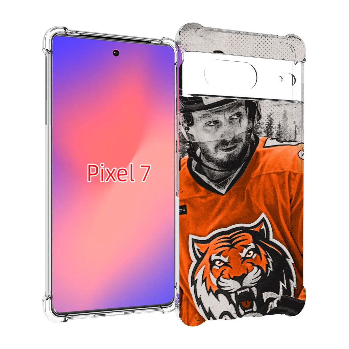 

Чехол Mypads Хк Амур Мужской Для Google Pixel 7, Прозрачный, Tocco
