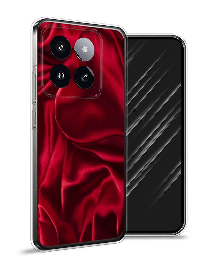 

Чехол Awog на Xiaomi 14 Pro "Текстура красный шелк", 320450-1