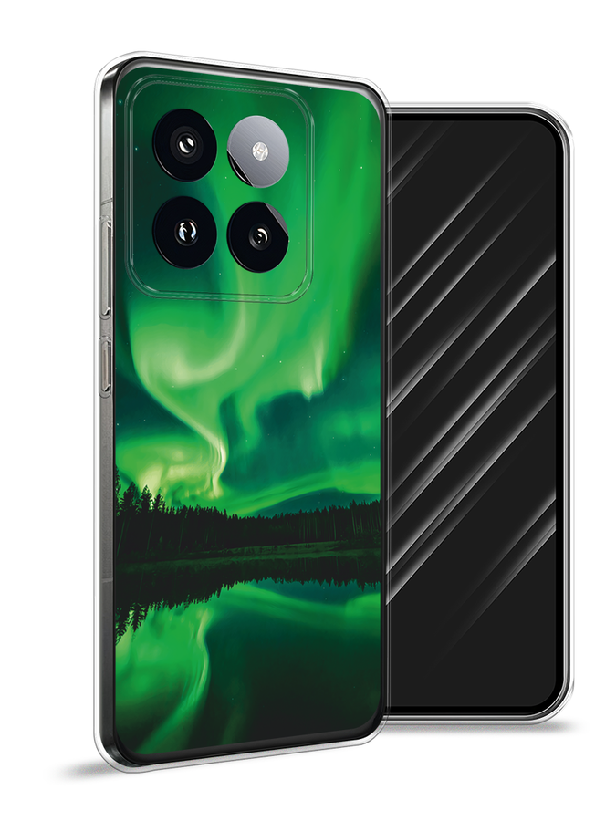

Чехол Awog на Xiaomi 14 Pro "Ночные пейзажи 7", Зеленый;черный, 320450-1
