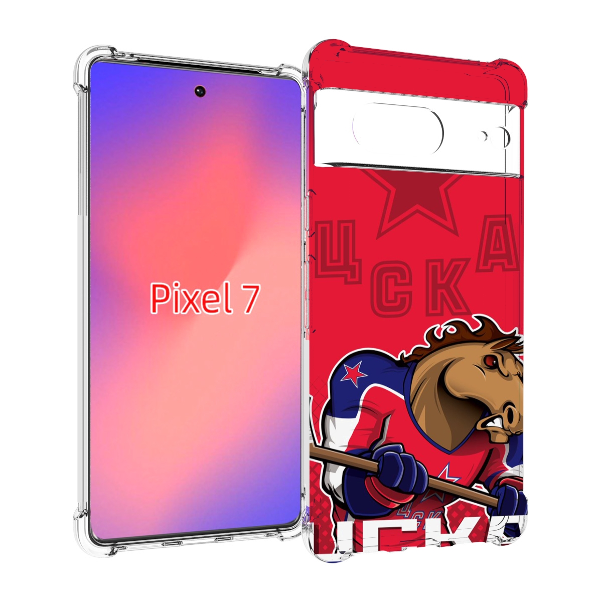 

Чехол Mypads Хк Цска Мужской Для Google Pixel 7, Прозрачный, Tocco