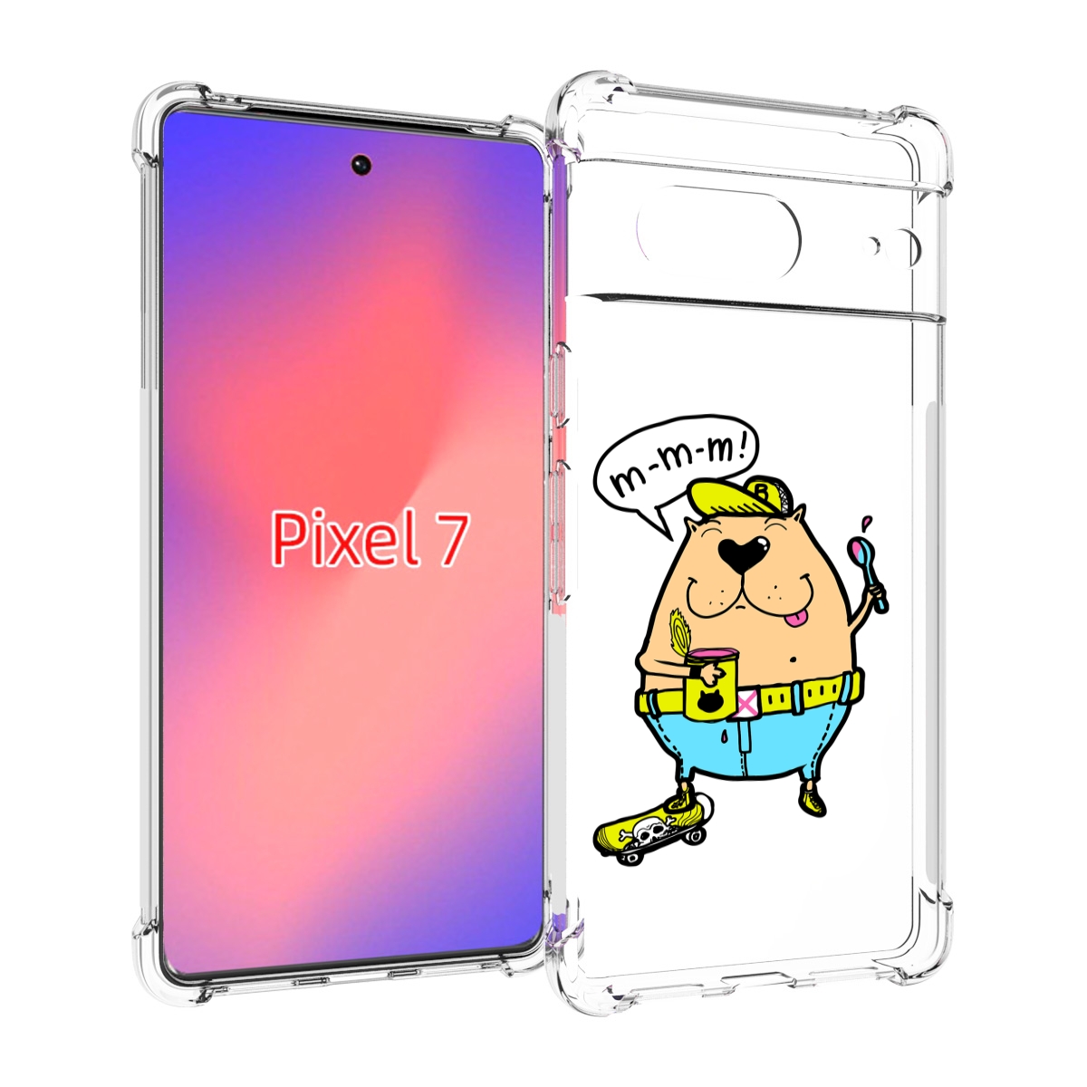 

Чехол Mypads Бобр Для Google Pixel 7, Прозрачный, Tocco