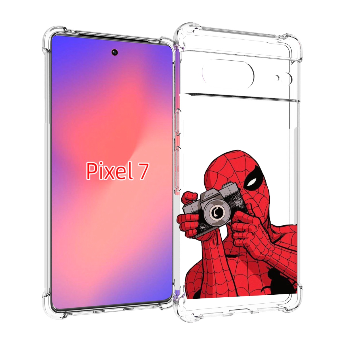

Чехол Mypads Человек Паук Фотограф Детский Для Google Pixel 7, Прозрачный, Tocco