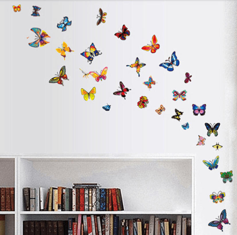 Декоративные наклейки для интерьера. Бабочки на стену. Бабочки украшение на стену. Бабочки на стену декор. Красивые бабочки на стене
