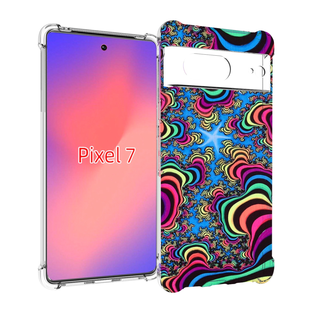 

Чехол Mypads Щупальца Иллюзия Для Google Pixel 7, Прозрачный, Tocco
