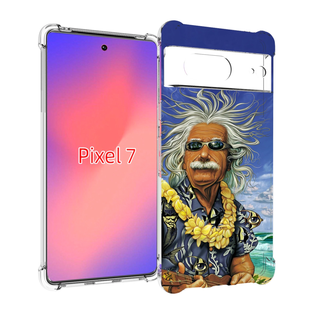

Чехол Mypads Энштейн На Отдыхе Для Google Pixel 7, Прозрачный, Tocco