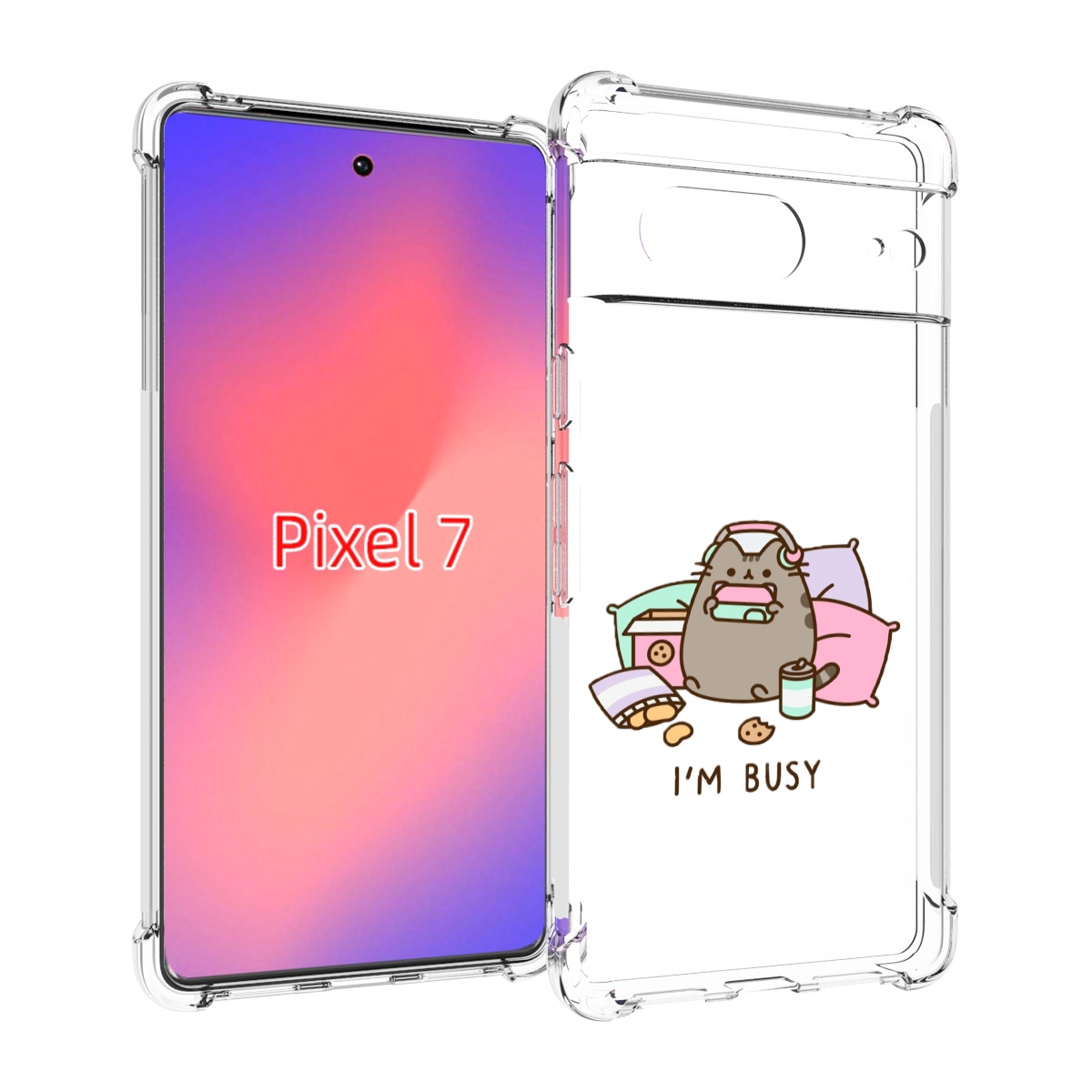 

Чехол Mypads Я Занятой Для Google Pixel 7, Прозрачный, Tocco