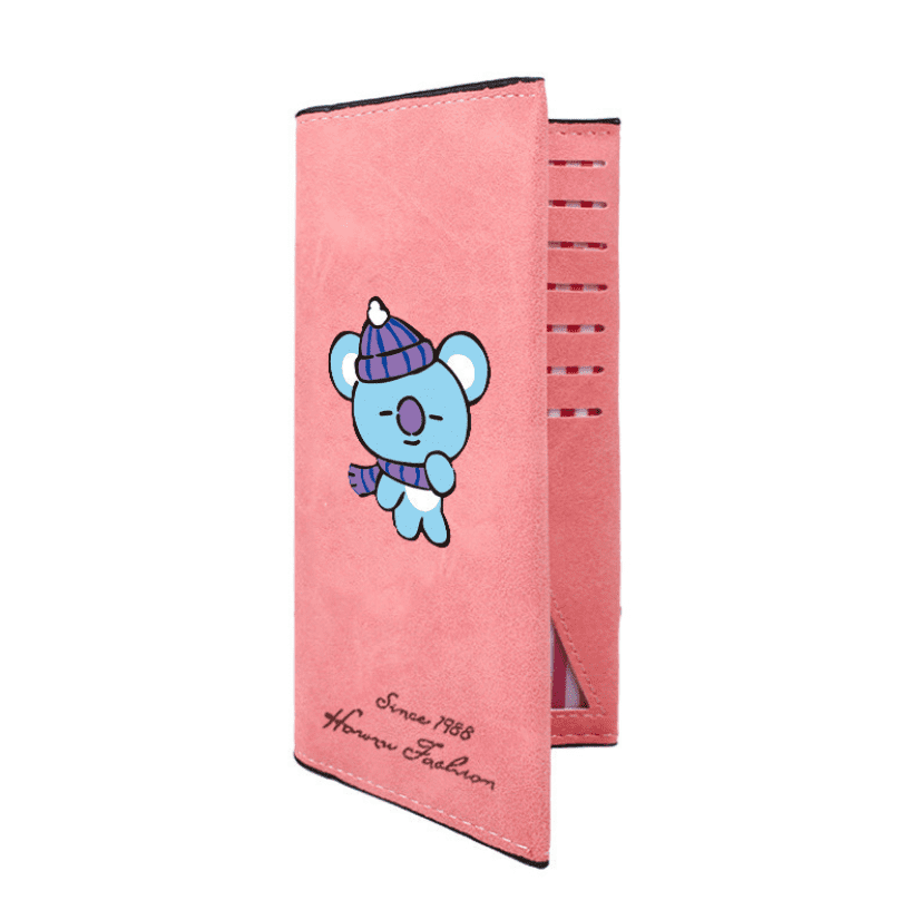 

Вельветовый кошелек Коя БТ21 (BT21), Розовый, 15882
