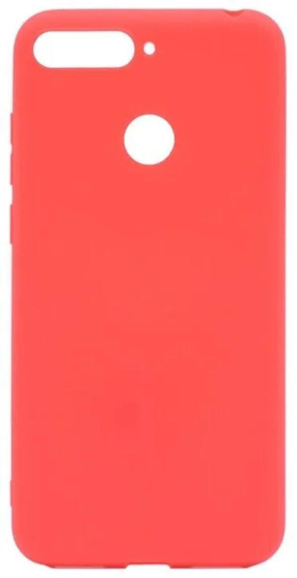 

Чехол матово силиконовый для Honor 7A Pro Red, Красный