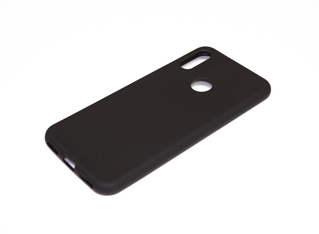 

Чехол матово силиконовый для Honor 8A Black, Черный