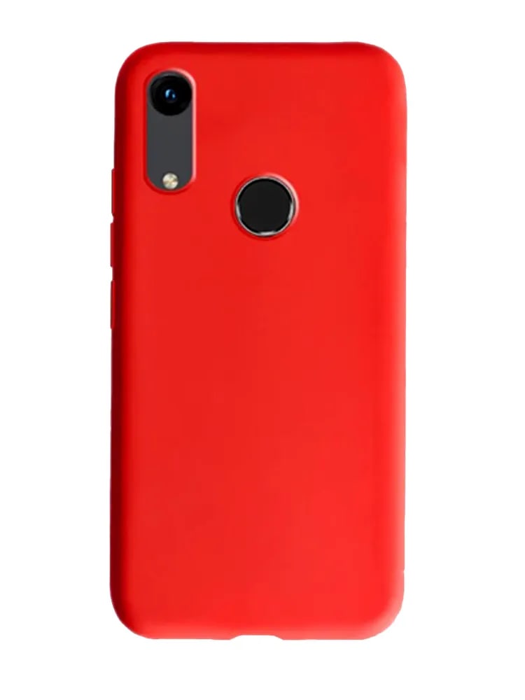 

Чехол матово силиконовый для Honor 8A Red, Красный