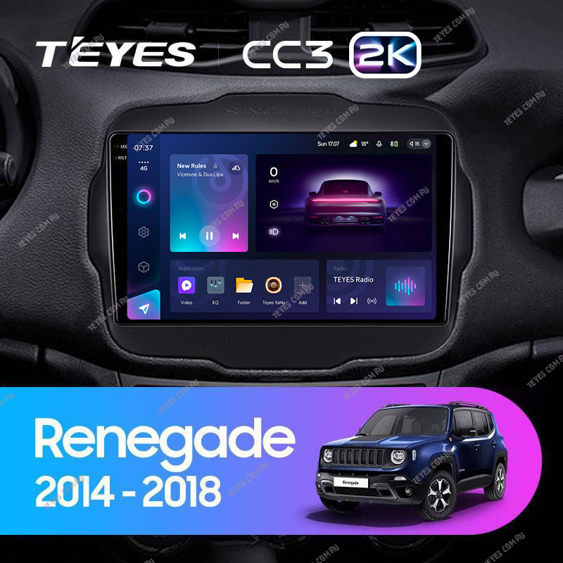 

Штатная магнитола Teyes CC3 2K 6/128 Jeep Renegade (2014-2018), CC3 2K