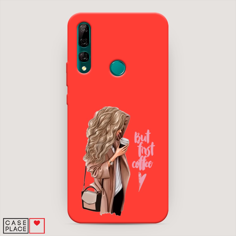 

Матовый силиконовый чехол "Звездочки графика белая" на Huawei P30, Звездочки графика белая