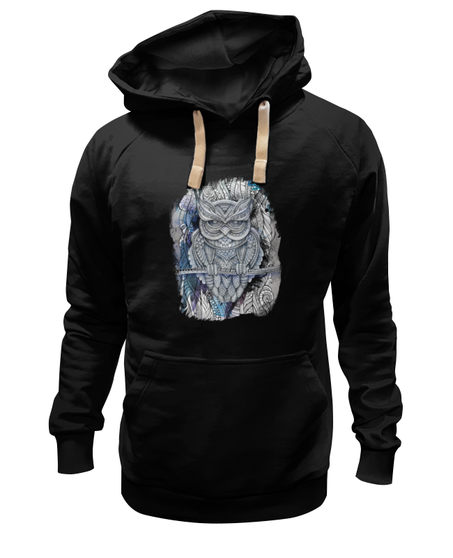 

Худи унисекс Printio Doodle owl черное L, Черный, Doodle owl