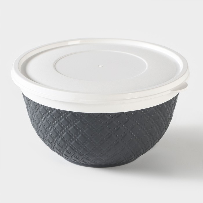 

Plast'ART Миска с крышкой, 500 мл, 13,5x7,5 см, цвет МИКС