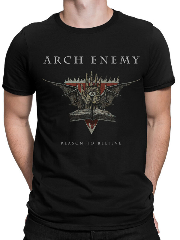 фото Футболка мужская design heroes группа arch enemy черная 2xl