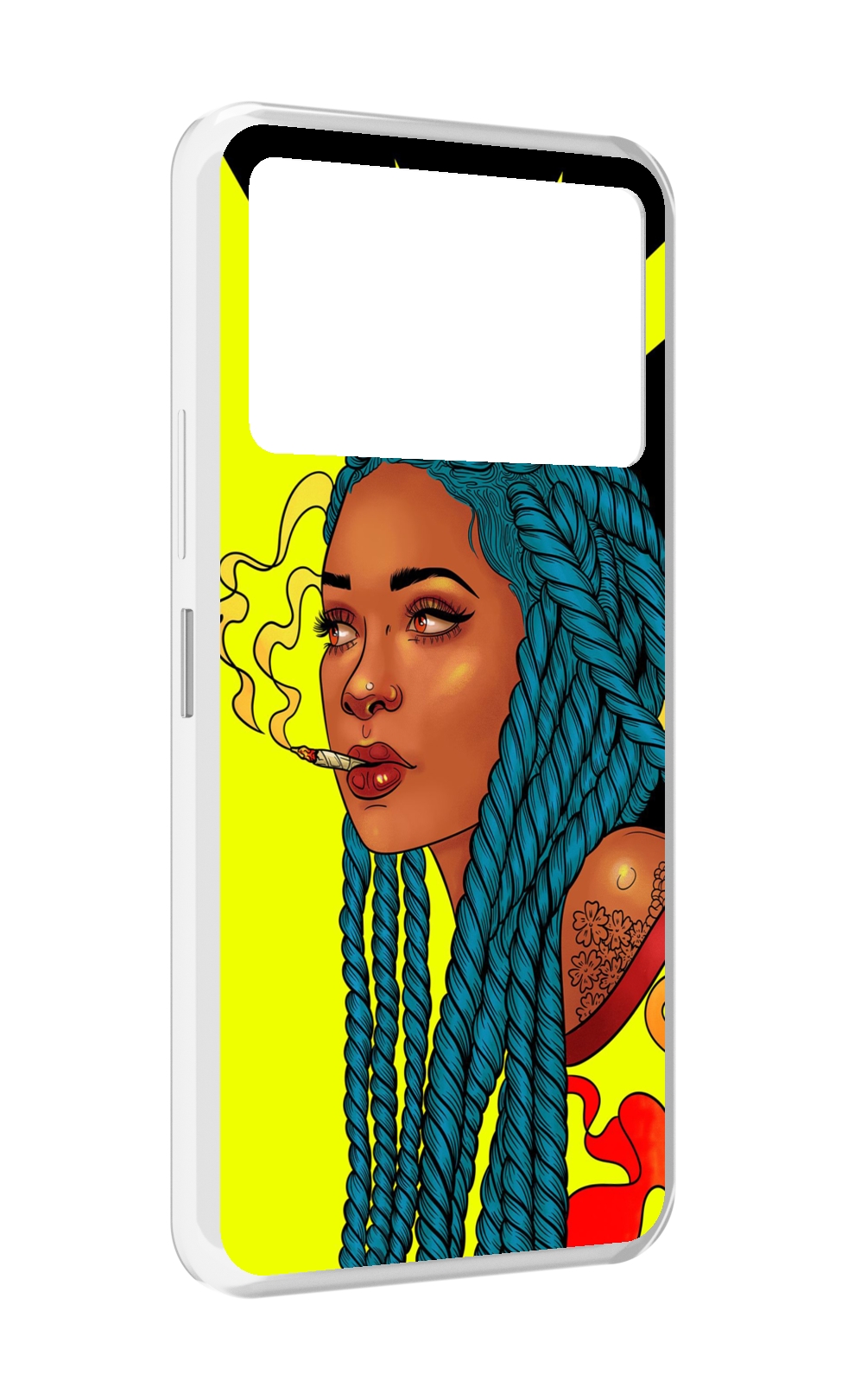 

Чехол MyPads девушка с запутанными волосами синий женский для Infinix NOTE 12 VIP (X672), Прозрачный, Tocco