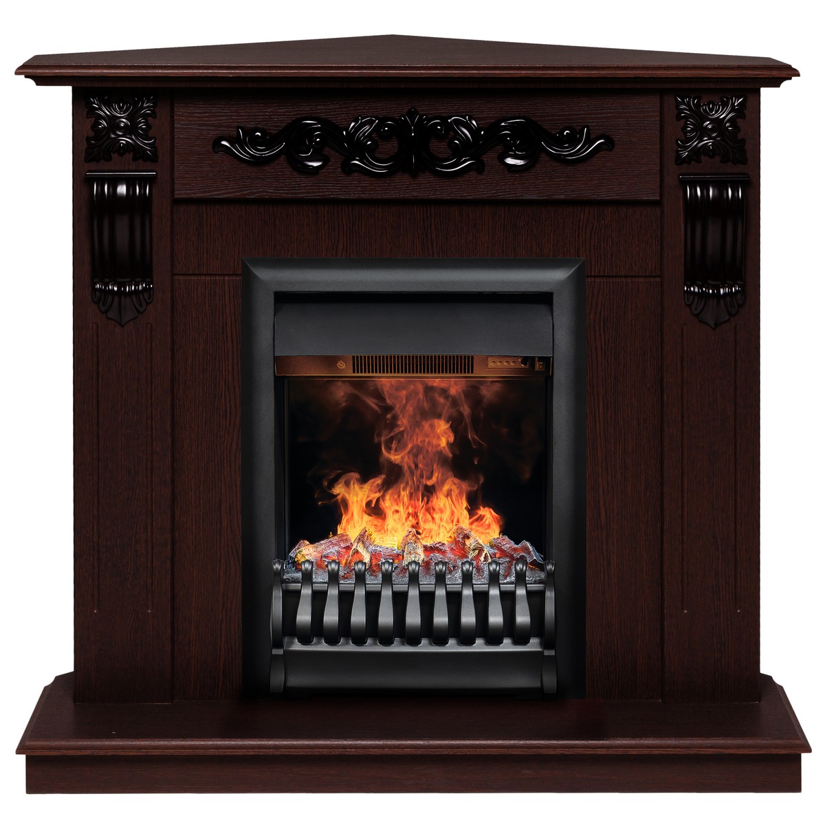 

Электрокамин RealFlame Dominica Corner DN с очагом 3D Oregan (40)