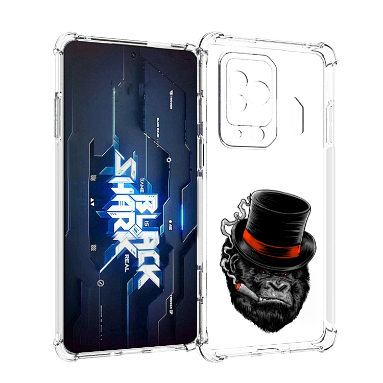 

Чехол MyPads дизайнерская горилла для Xiaomi Black Shark 5 Pro, Прозрачный, Tocco