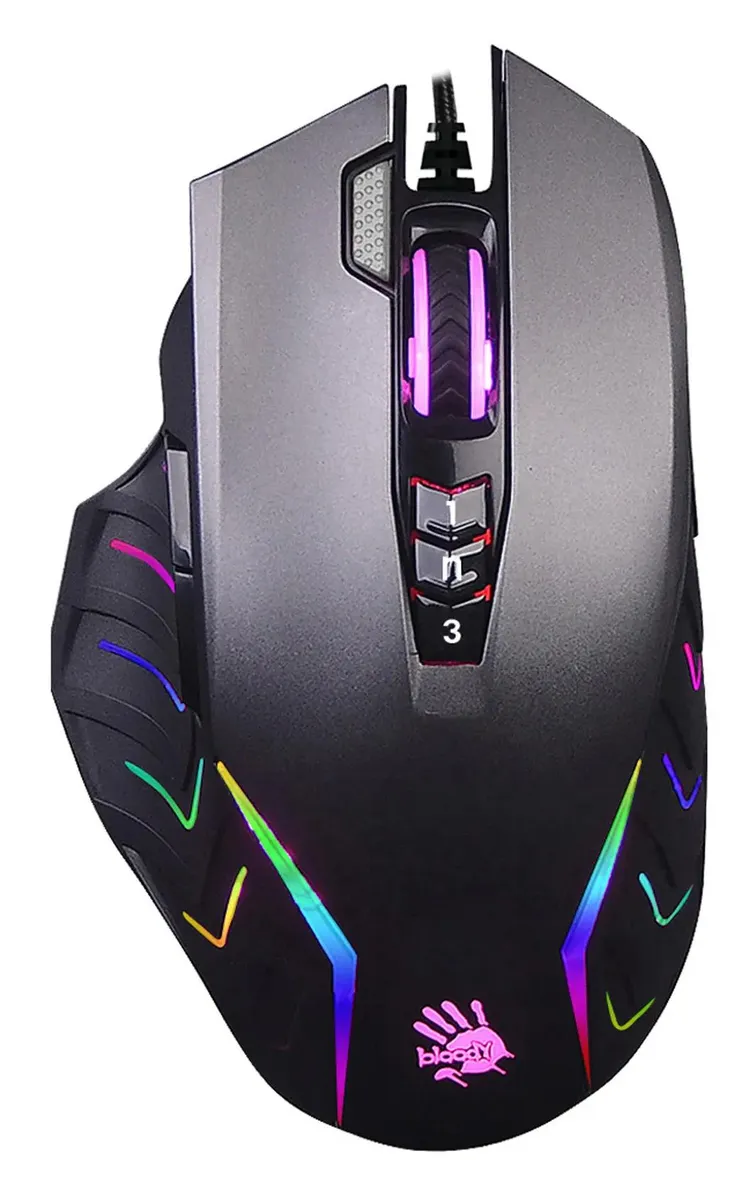 

Проводная игровая мышь A4Tech Bloody J95S черный, Bloody J95S