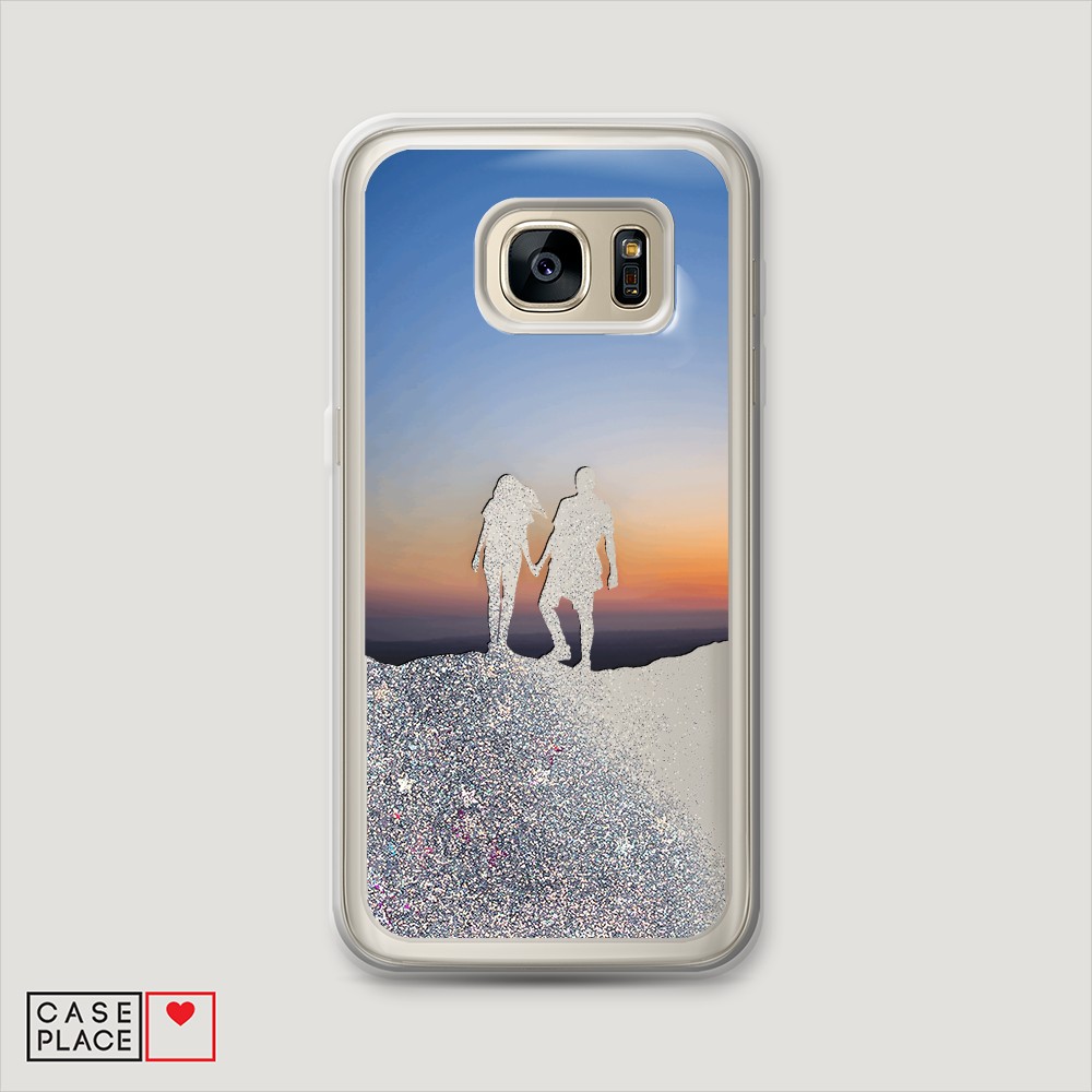 

Чехол Awog на Samsung Galaxy S6 Edge "Пара на краю света", Разноцветный, 24491-1
