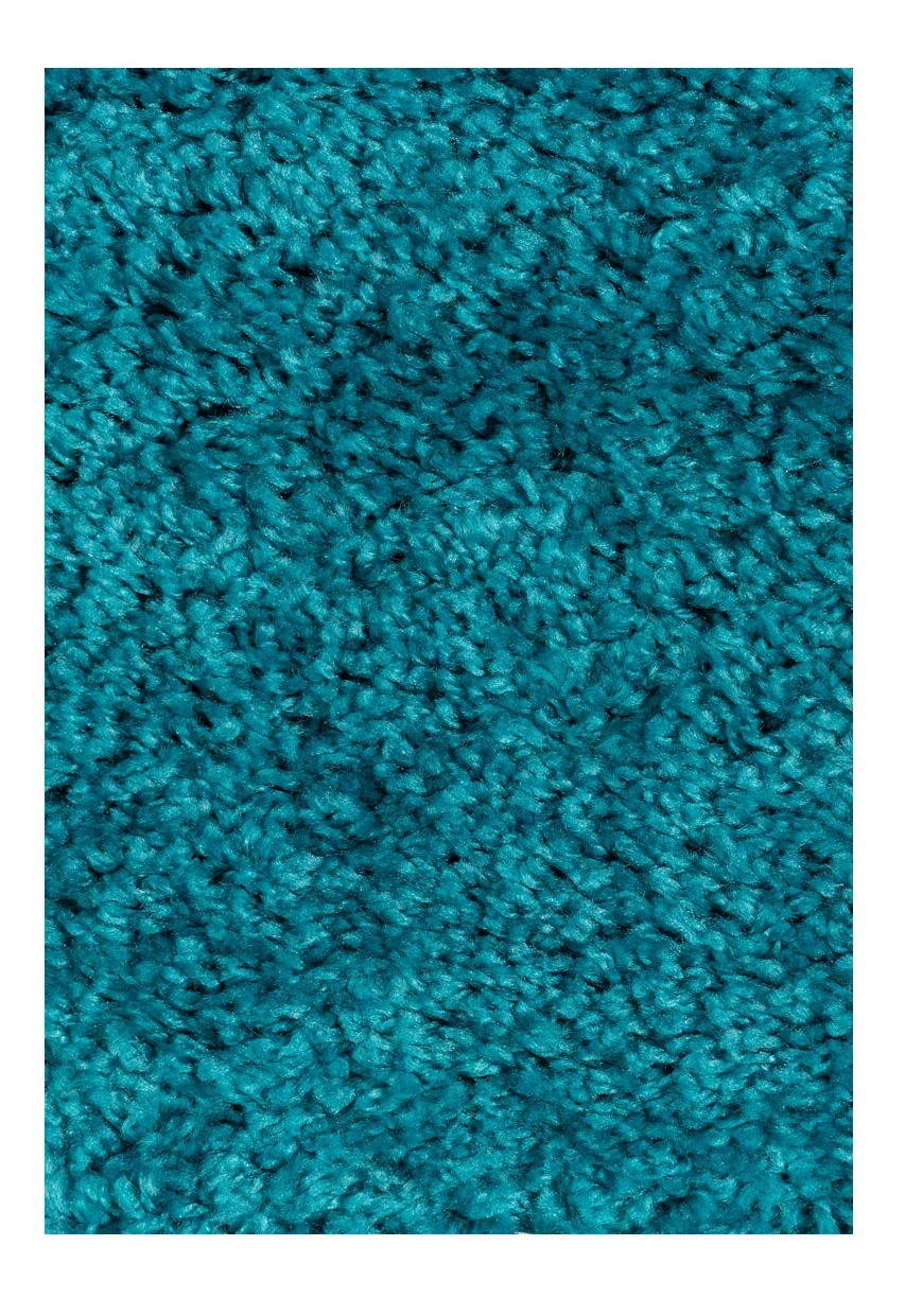 Ковер Kamalak tekstil Shaggy 100x150 см синий