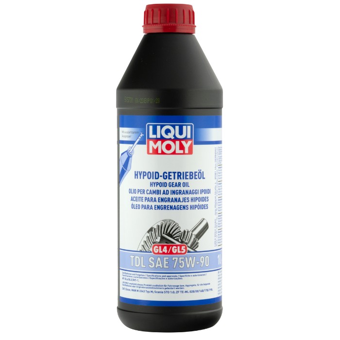 Масло трансмиссионное Liqui Moly Hypoid-Getriebeoil TDL 75W-90 полусинтетическое, 1407, 1л